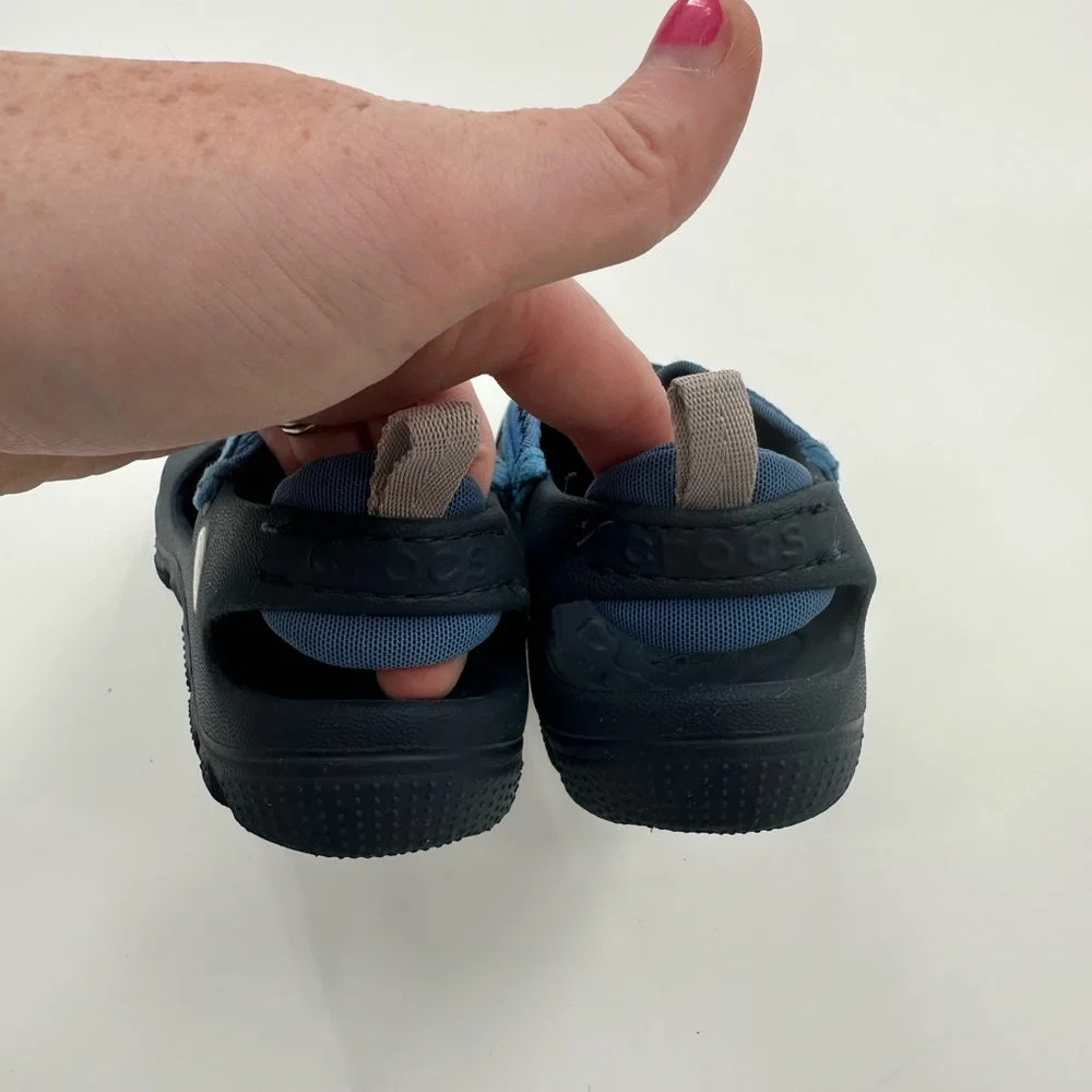 Crocs Kids Blue Micah II Sport Water Shoes SIZE 10-11C